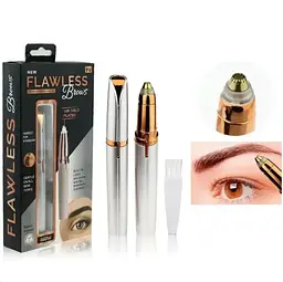 Тример жіночий для брів USB Flawless Brows для точкової корекції брів
 - мініатюра 8