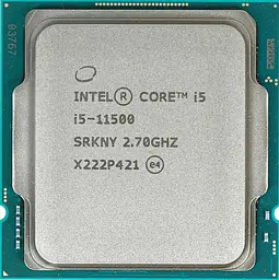 Процесор Intel Core i5 11500 (CM8070804496809) (Socket 1200, 12T, 4.6 ГГц, Tray) Б/в