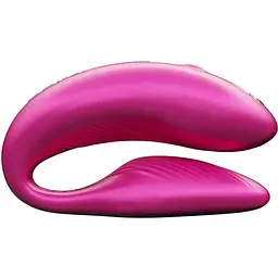 Смарт-вібратор для пар We-Vibe Chorus Cosmic Pink сенсорне керування вібраціями стисненням пульта - мініатюра 3