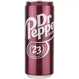 Упаковка напою Dr. Pepper Regular 7.92 л (0.33 л х 24 шт.) з/б - мініатюра 2
