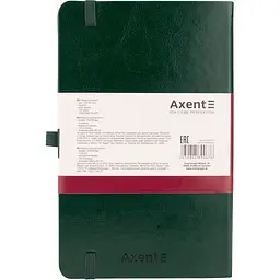 Книга записна Axent Partner Lux клітинка 125x195 мм 96 аркушів зелена (8202-04-A) - мініатюра 2