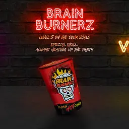 Льодяники Brain Blasterz Brain Burnerz Tub 48 г - мініатюра 6