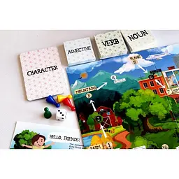 Настольная игра-бродилка "English storytelling" УМНЯШКА 2101 Pre-Intermediate (A2) - мініатюра 6