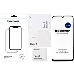 Скло захисне BeCover Samsung Galaxy A24 4G SM-A245 10D Black (711350) - мініатюра 2