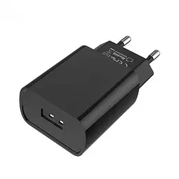 Зарядний пристрій Borofone BA20A Sharp 1 USB 2.1A блок чорний
