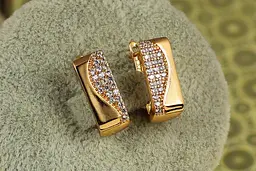 Сережки Xuping Jewelry Спектакль 1,7 см золотисті - мініатюра 2