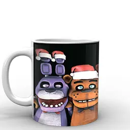 Кухоль GeekLand Five Nights At Freddys П'ять ночей з Фредді постер FN.02.034 330 мл білий - мініатюра 2