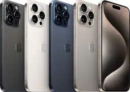 Смартфон Apple iPhone 15 Pro 1TB Natural Titanium [MTVF3] [92615] - мініатюра 6