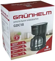 Крапельна кавоварка Grunhelm GDC18 1000 Вт 1.8 л (144900) - мініатюра 8
