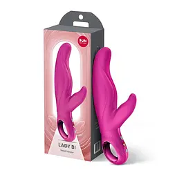 Вібратор-кролик для точки А Fun Factory LADY BI Magenta, 2 мотори, 12 режимів - мініатюра 8