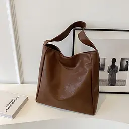 Сумка жіноча Cloak Italian Bags Коричневий 36х12х33 см (id_1353) - мініатюра 2