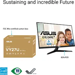 Монітор Asus 27" VY27UQ 2xHDMI DP MM IPS 3840x2160 sRGB 99% AdaptiveSync HDR10 teh0014153 - мініатюра 7