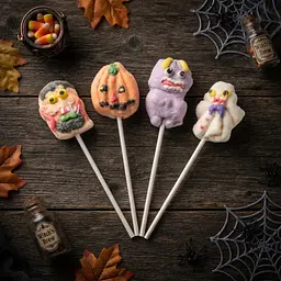Маршмеллоу на паличці Halloween Lollipops Fruity Marshmallows 1шт - мініатюра 5
