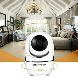 IP камера UKC CAD-Y13G 1080p, камера відеоспостереження бездротова, поворотна камера для дому (ST) - мініатюра 2
