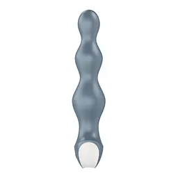 Анальний стимулятор-намистини з двома моторами Satisfyer Lolli-Plug 2, Сірий - мініатюра 5