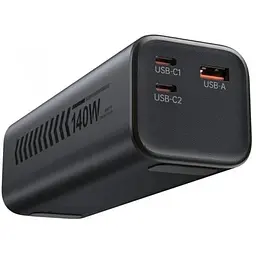 Зовнішній акумулятор Choetech 27000mAh 140W IN/OUT 2xUSB-C PD5.0 USB-A B670-CCGY - мініатюра 5