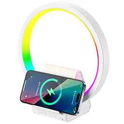 БЗП WIWU Wi-W021 2 in 1 Wireless Charger+Bluetooth Speaker White