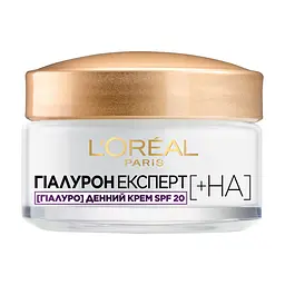 Крем для обличчя L'Oreal Paris Денний Гіалурон Експерт Відновлювальний Зволожуючий Догляд із захистом SPF 20 50 мл (3600523775675)