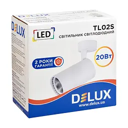 Спот Delux TL02S 20 Вт 4000K (90015900) - мініатюра 2
