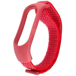 Ремінець Nylon Mi Band 3/4/5/6/7 Crimson