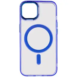 Чохол TPU Iris with MagSafe для Apple iPhone 12 Pro Max (6.7) Синій