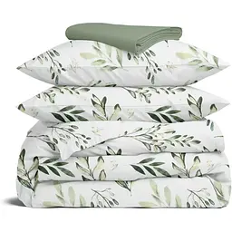 Комплект постільної білизни Cosas Olive mood CS5 Сімейний оливковий (OliveMood_El180x30-109Meditative_160x2)