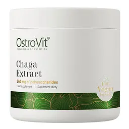 Натуральна добавка OstroVit Vege Chaga Extract, 50 грам