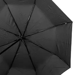 Чоловіча складана парасолька повний автомат Happy Rain 102 см чорна - мініатюра 3
