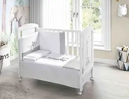 Дитяче ліжечко Micuna Sabana White, 120х60 см, білий (SABANA WHITE) - мініатюра 2