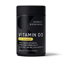 Вітамін D3 Sport Research 5000IU - 360 софтгелів