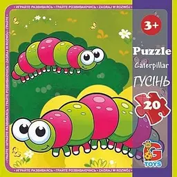 Пазли дитячі Комахи LI06, 20 елементів