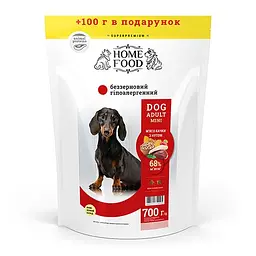 Сухий корм для дорослих собак М'ясо качки з нутом DOG ADULT MINI Беззерновий гіпоалергенний 700 г