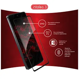 Скло захисне Intaleo Full Glue Moto G75 Black (1283126607400) - мініатюра 4