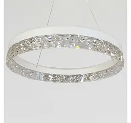 Світлодіодна люстра підвісна Artlight MD230327WH з білим кільцем, 53W - мініатюра 5