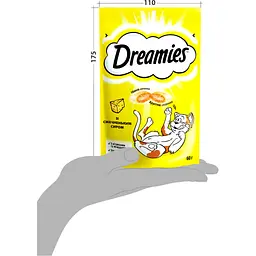 Ласощі для котів Dreamies із сиром 60 г (4008429037986) - мініатюра 6