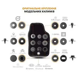 Ворсові килимки для Subaru Forester V (SK) 2018- з підп'ятником 5 шт (Carrera) - мініатюра 3