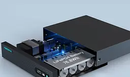 Джерело безперебійного живлення Marsriva DC UPS KP9 Pro 12xDC+PoE24VGigabit1A+USB, 14V/16V/19V/24V/48V/53V 100W 24000mAh - мініатюра 6