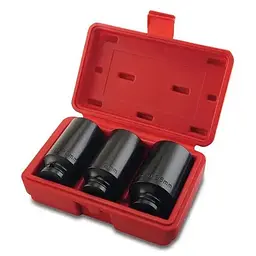 Комплект ударних головок довгих для ступичних гайок 1/2" Toptul hoz0007650