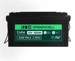 Акумулятор Green Cell AGM VRLA 12 V 120 Ah IP54 для фотоелектричних систем, яхт, човнів, сонячних панелей - мініатюра 3
