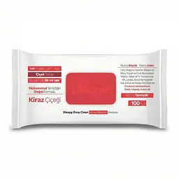 Серветки для побутового прибирання Sleepy Easy Clean Cherry (100 шт в уп) (8682241217717)