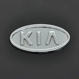 Емблема для Kia Sepia / Rio 90 x 45 мм 3М скотч Xром