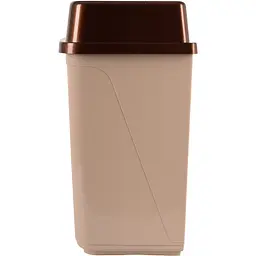Кошик для сміття Violet House 0092 Метелик з кришкою 30 л Cappuchino (0092 Бабочка CAPPUCHINO с/кр.30) - мініатюра 2