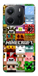 Чохол Demsky Minecraft collage для Xiaomi Redmi Note 14 4G (Int. version)