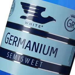 Напій винний Germanium білий напівсолодкий слабоалкогольний газований 6-6.9% 0.75 л - мініатюра 6