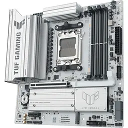 Материнська плата AM5 Asus TUF GAMING B850M-PLUS WIFI7 W, B850, 4xDDR5, Int.Video (CPU), 4xSATA3, 3xM.2, 1xPCI-E 5.0 x16, 1xPCI-E 4.0 x1, ALC1220P, Realtek 2.5Gb, WiFi 7, Bluetooth 5.4, 10xUSB 3.2 / 6xUSB 2.0, HDMI/DP, MicroATX - мініатюра 4