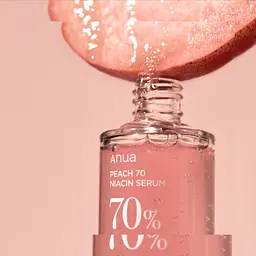 Освітлювальна сироватка з екстрактом персика 70% Peach 70% Niacinamide Serum Anua 30 мл - мініатюра 2