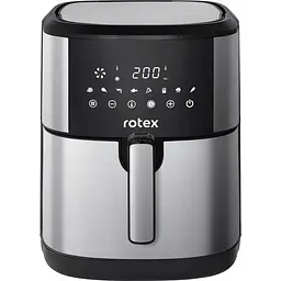 Мультипіч Rotex ROM760-XL Up&DownFry електрична 7.5л 2000Вт Чорний/Сріблястий