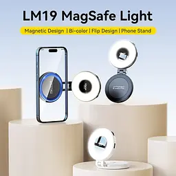 Відеосвітло Ulanzi LM19 Magsafe Fill Light Black UV-L049GBB1 LM19 Black - мініатюра 3