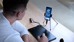 Huion Графічний планшет 8.7"x5.4" H950P, microUSB, чорний - мініатюра 3