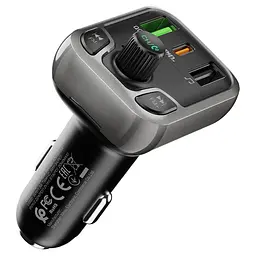 Автозарядний з FM-модулятором BOROFONE bc38 Flash Energy 2 виходи USB + Type-C PD 20W - мініатюра 3